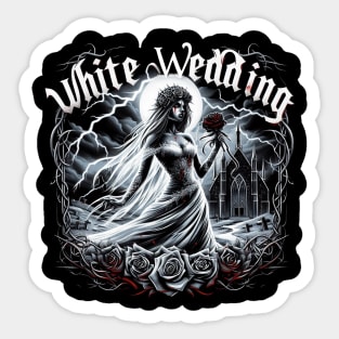 white wedding Sticker